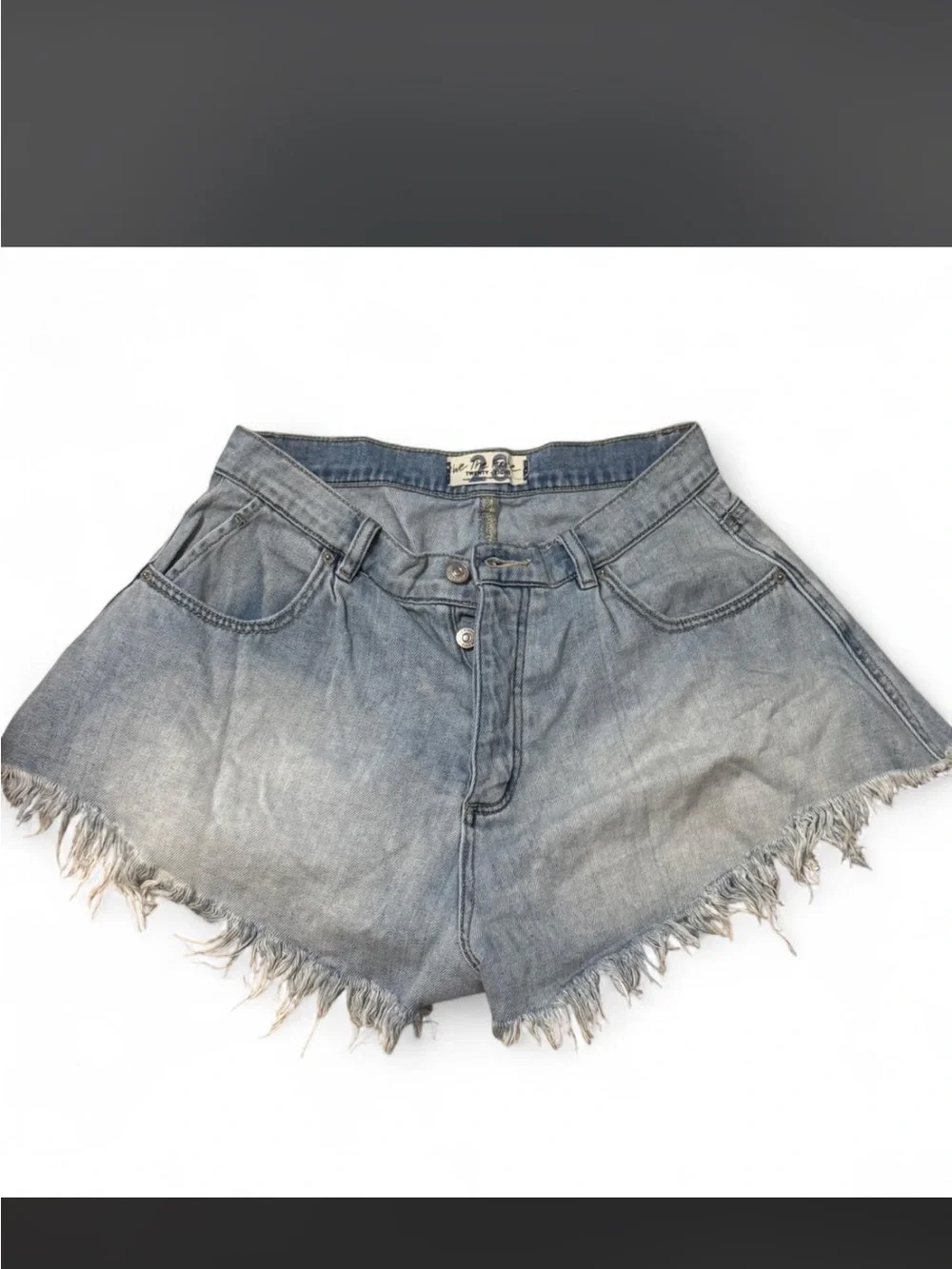 Frayed Denim Shorts